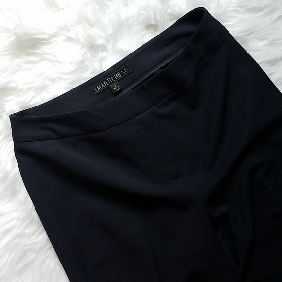 Lafayette 148 New York Pleated Crepe Pants - Picture 2 of 6